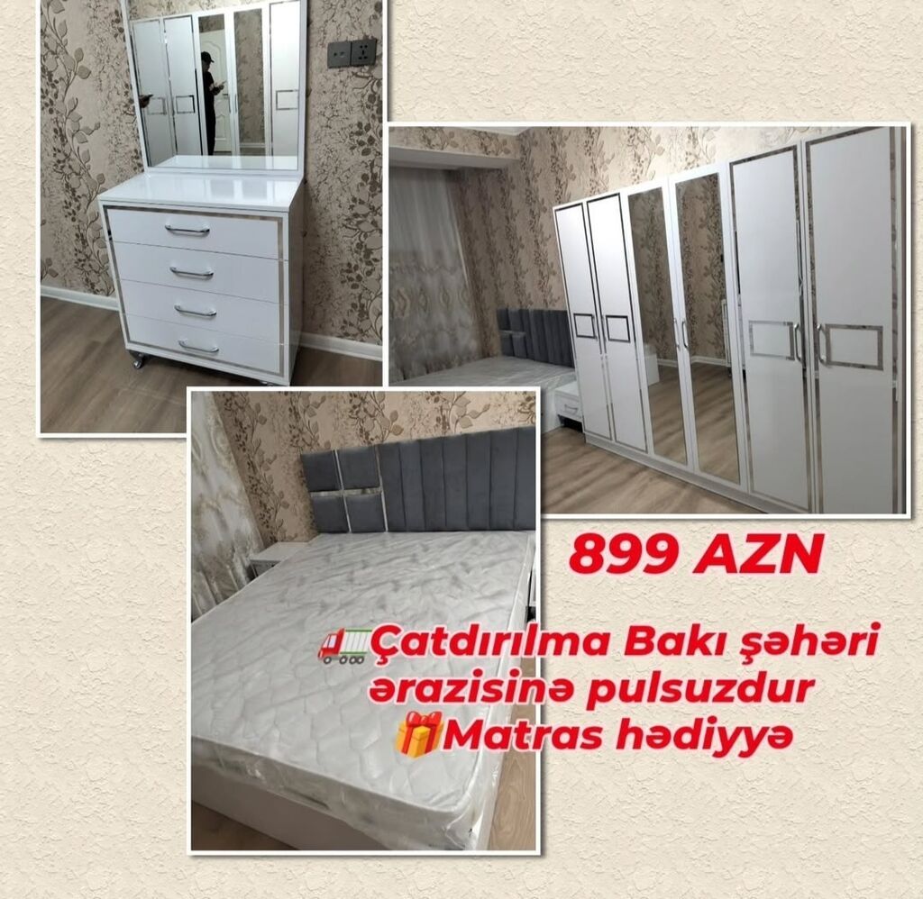 İnci Mebel yataq otağı komplekti